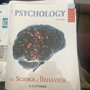 Psychology 6th edition the science of behavior book